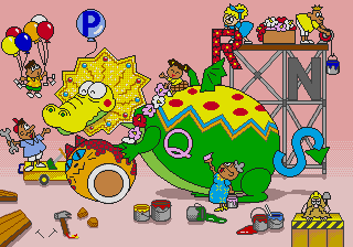 Gakken No O-Benkyou Soft Eigo ABC screenshot 2 for Sega Pico